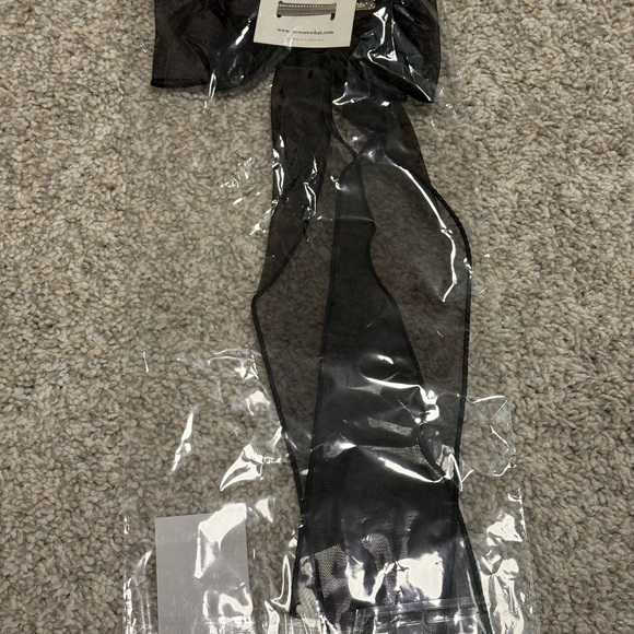 NWT WeWoreWhat Black Hair Bow Clip - Picture 7 of 7